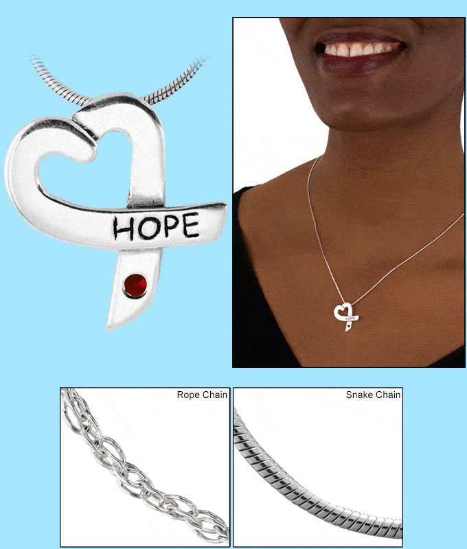 Shop Fine Jewelry With Amazing Deals Hope for a Cure Diabetes Sterling Heart Necklace