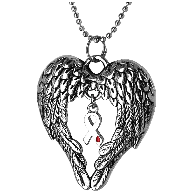Exclusive Jewelry Sale – Limited-Time Discounts Wings of an Angel Diabetes Awareness Necklace!