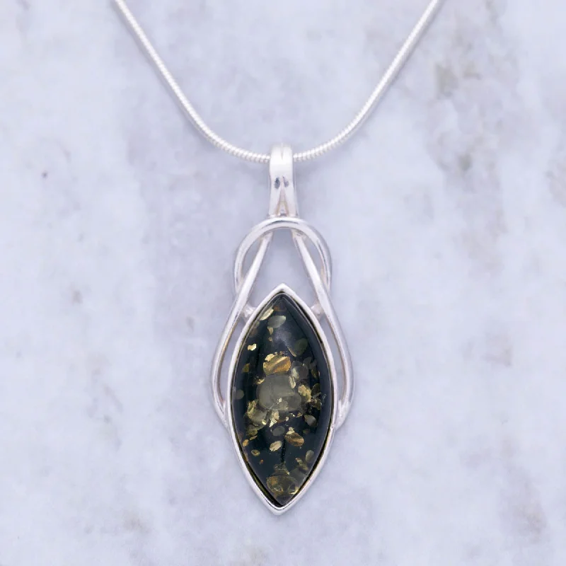 Limited-Time Jewelry Discounts – Shine Without The Splurge Green Amber Celtic Necklace