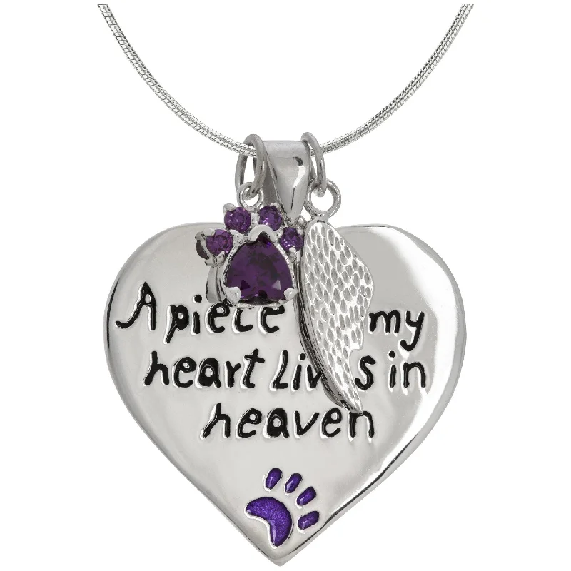 Jewelry Sale Alert – Shop Timeless Elegance Today A Piece Of My Heart Paw Print Sterling Necklace
