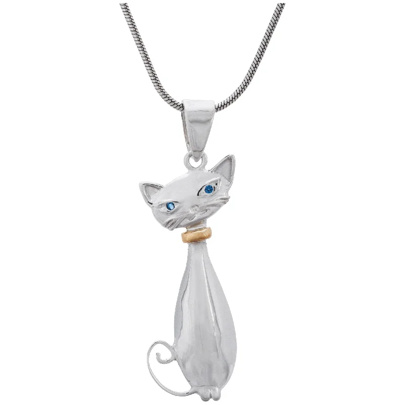 The Perfect Jewelry Piece At The Perfect Price Charming Cat Sterling Necklace