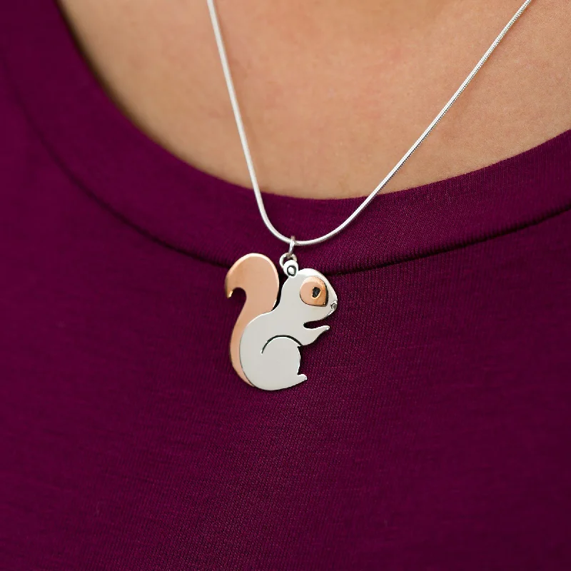 Shop Handcrafted Jewelry At Special Promotional Rates Squirrel Sterling Silver Necklace