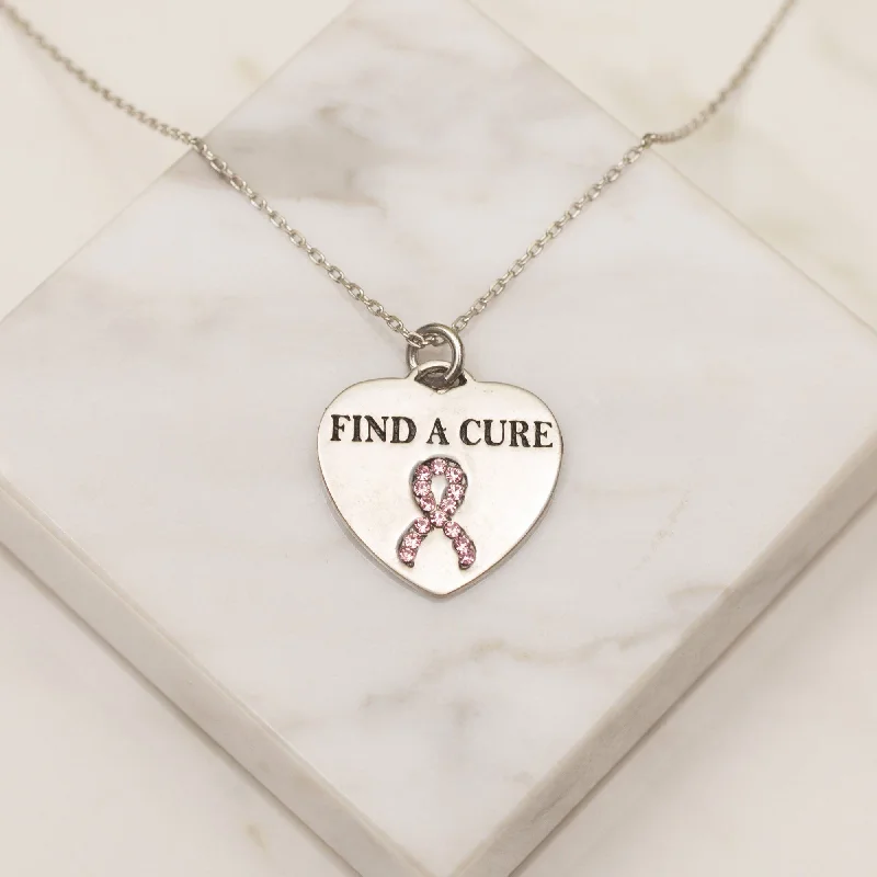 Seasonal Jewelry Sale – Upgrade Your Style Today Cure In Your Heart Pewter Necklace!