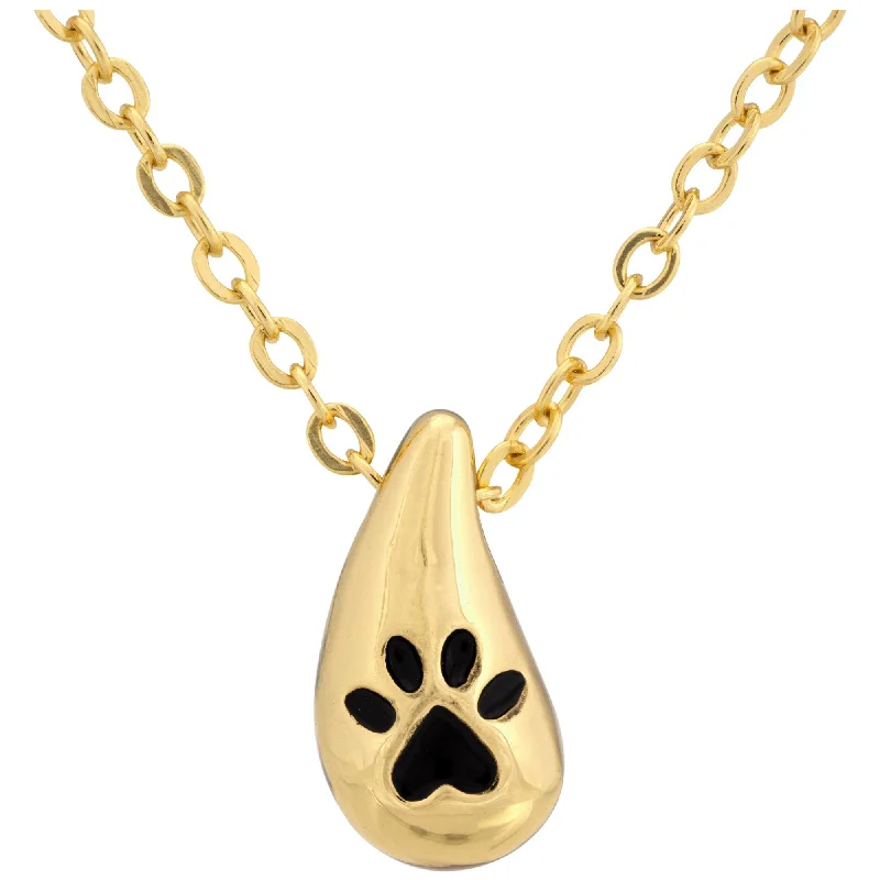 Shine Bright With Our Special Jewelry Promotions Always With Me Paw Teardrop Necklace
