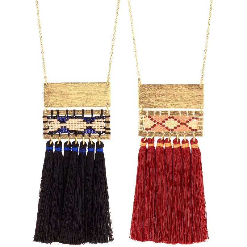 Holiday Jewelry Sale – Perfect Gifts At The Best Prices Boho Tassel & Bead Necklace
