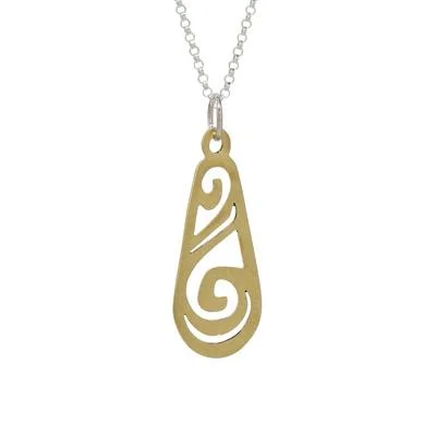 Chic And Stylish Jewelry At Exclusive Prices Water Ha Brass Necklace