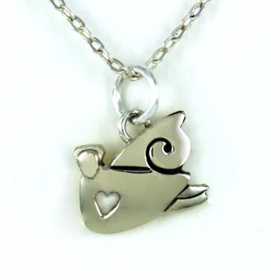 Elegant Jewelry Pieces At Unbelievable Prices Peace Angel Mixed Metals Necklace