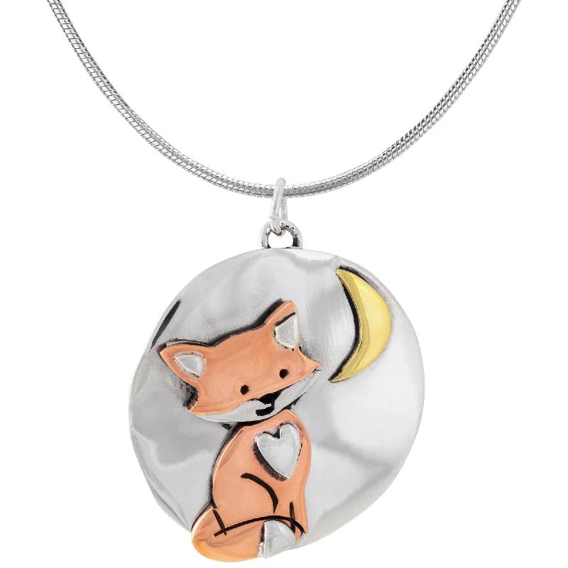 Chic, Trendy, And Affordable Jewelry Sale Moonlight Fox Sterling Necklace