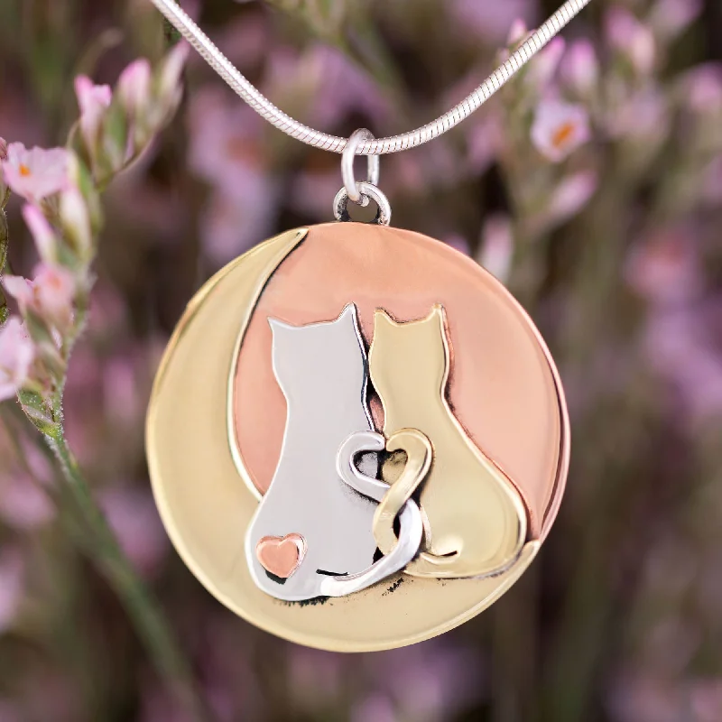 High-Quality Jewelry At A Fraction Of The Cost My Forever Sweetheart Cats Sterling Necklace