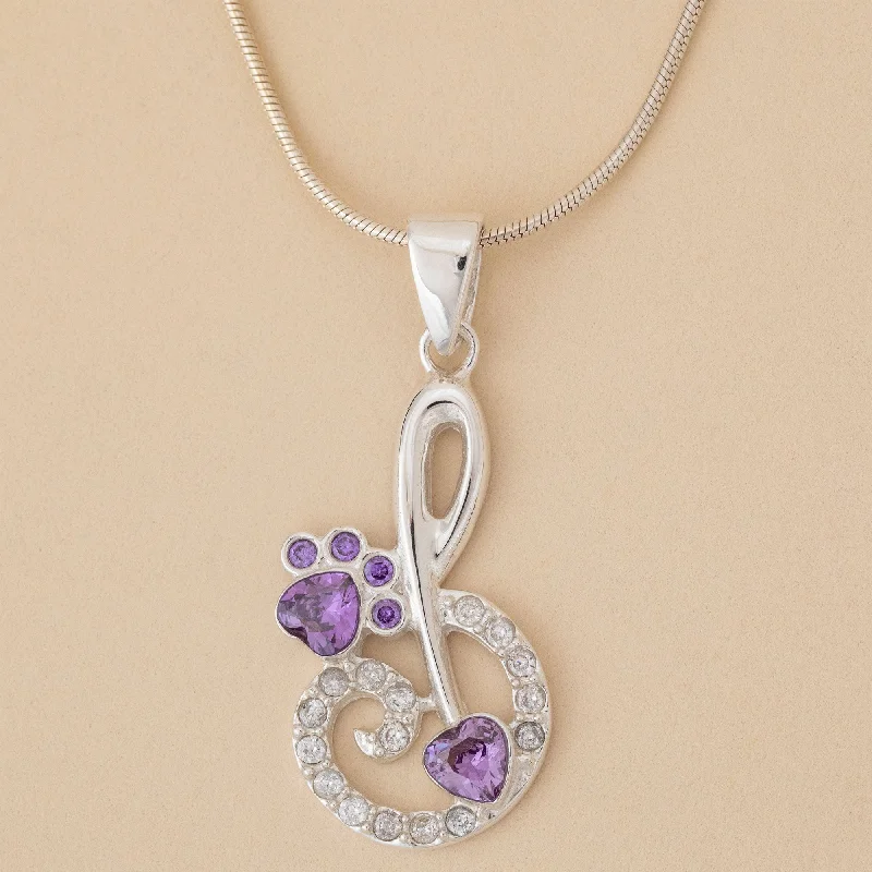 Make Your Outfit Shine With Discounted Jewelry Sterling Silver Infinity Paw Print Necklace