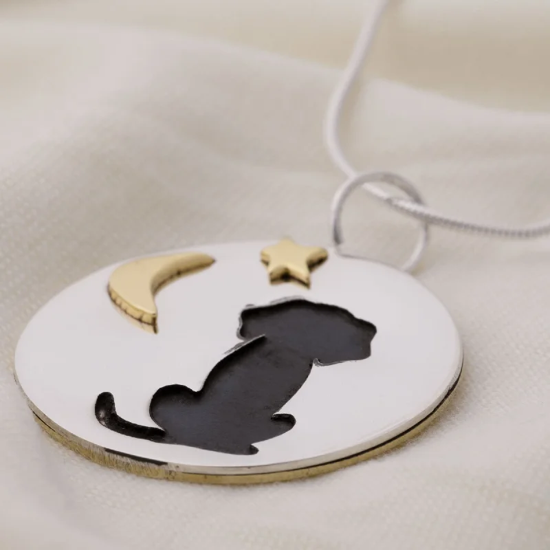 Limited-Time Jewelry Sale – Don't Miss These Deals Cute Dog Moonlight Sterling Necklace