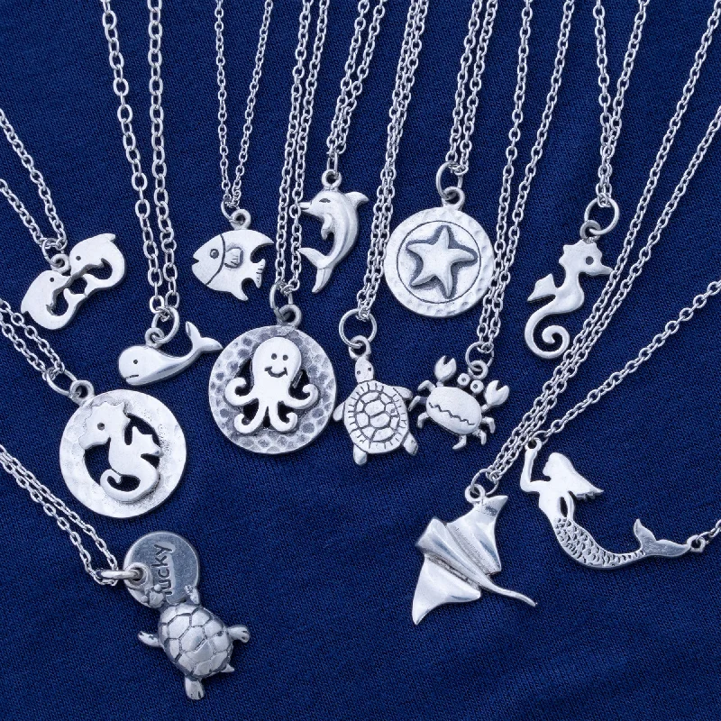 Sparkle On A Budget – Fine Jewelry For Less Under the Sea Pewter Necklace