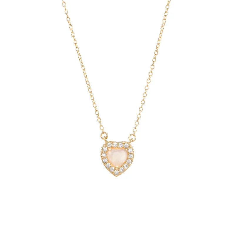 Make Your Outfit Shine With Discounted Jewelry Adornia Heart Halo Necklace 14k gold vermeil