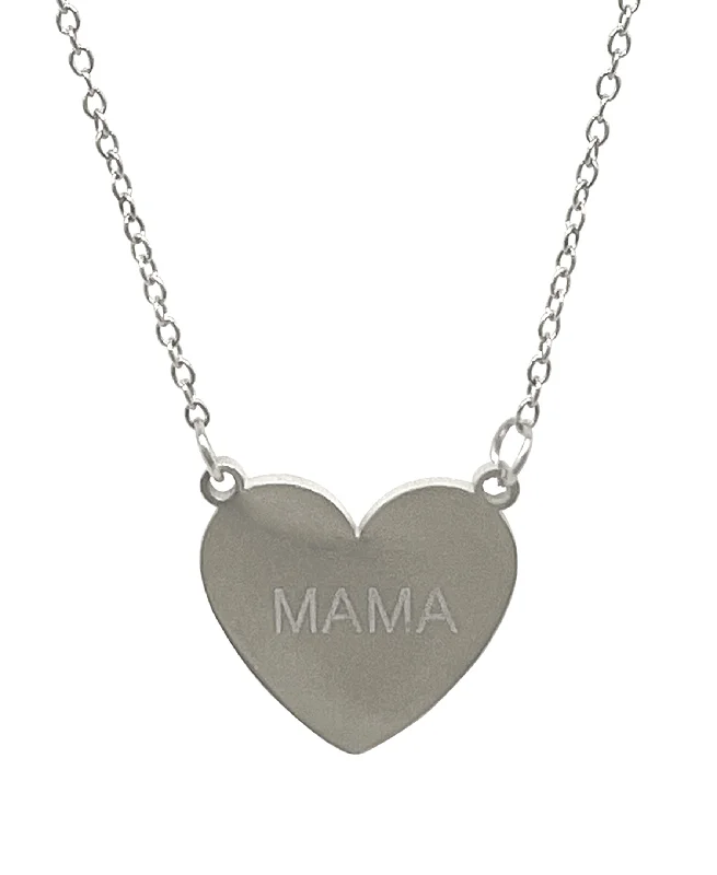 Jewelry Clearance Sale – Final Reductions Adornia Mama Heart Necklace silver