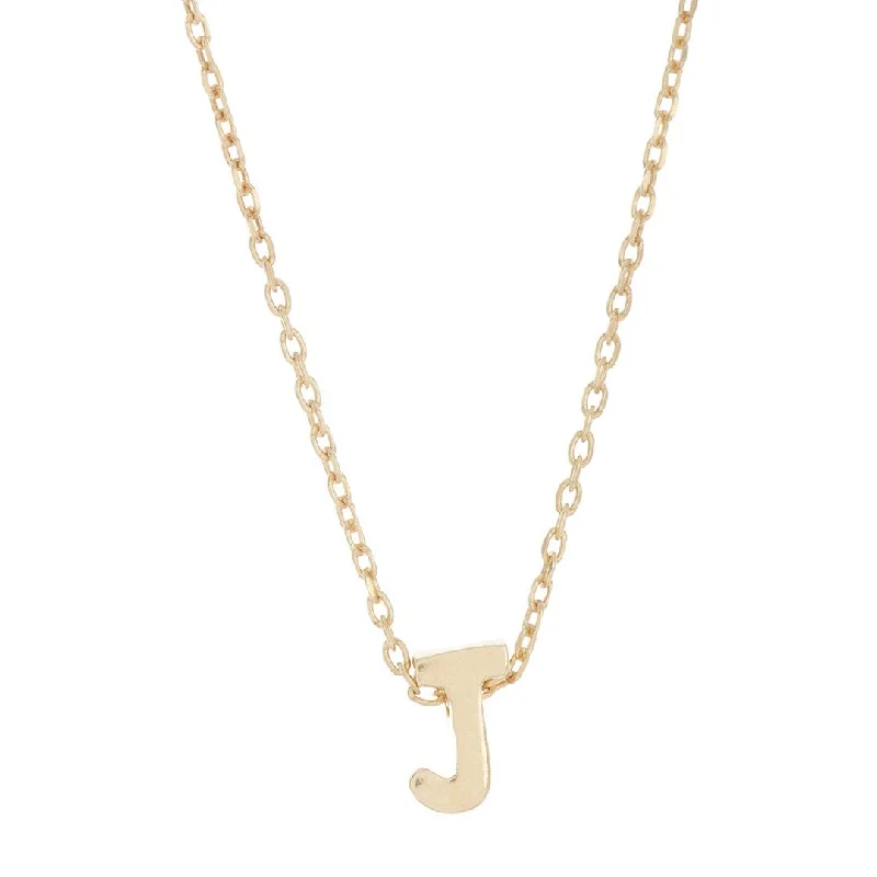 Elegant Jewelry, Exclusive Prices – Shop Now Adornia Mini Initial Necklace gold