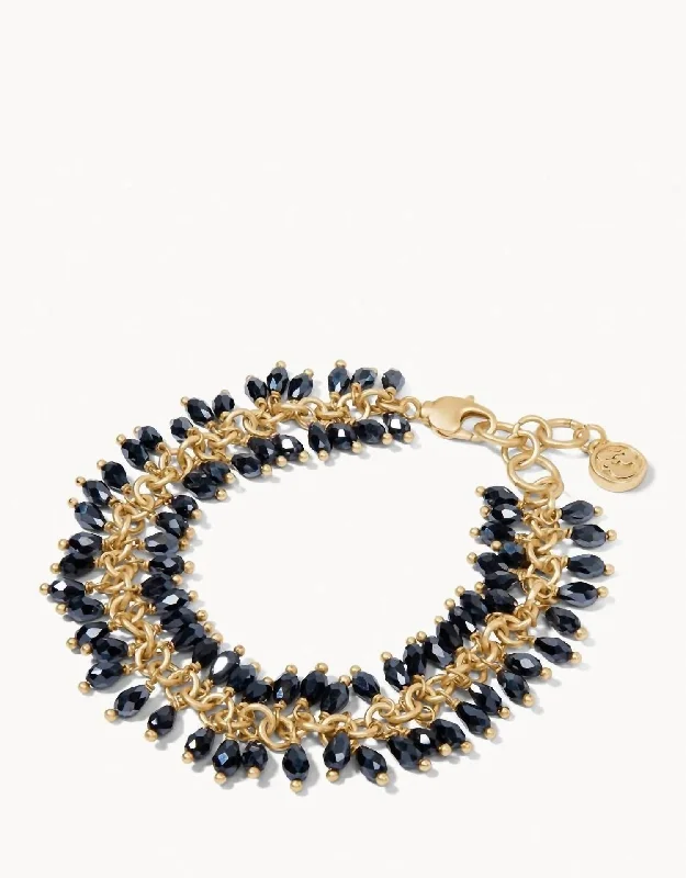 Premium Jewelry At Promotional Prices – Shine Today Bayberry Beaded Bracelet In Navy Premium Jewelry At Promotional Prices – Shine Today Bayberry Beaded Bracelet In Navy