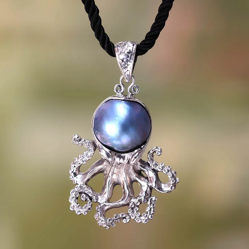 Luxury Jewelry At Unbeatable Discounts Blue Octopus Necklace