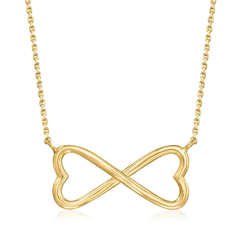 Jewelry Sale Alert – Shop Timeless Elegance Today Canaria 10kt Yellow Gold Infinity Heart Necklace
