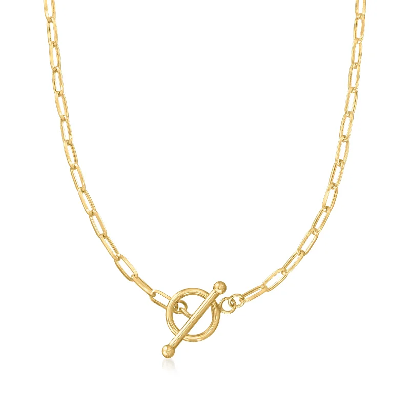 Flash Jewelry Sale – Get Stunning Pieces At Low Prices Canaria 3mm 10kt Yellow Gold Paper Clip Link Necklace
