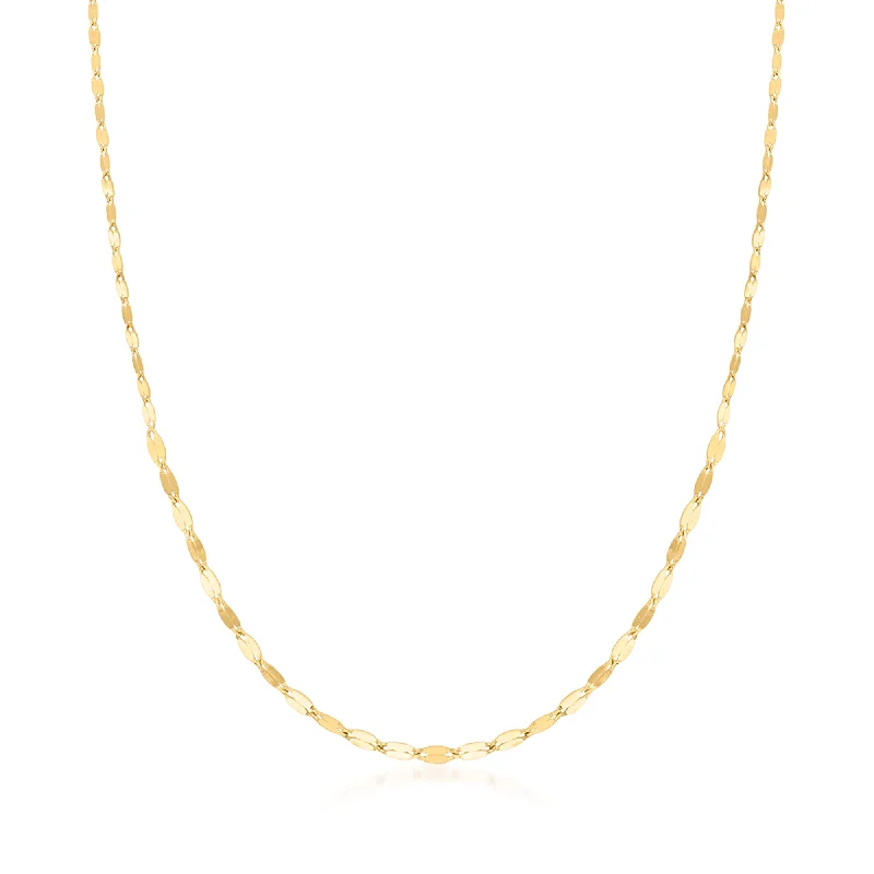 Exclusive Jewelry Markdowns – Limited-Time Offer Canaria Italian 10kt Yellow Gold Graduated Lumachina Chain Necklace