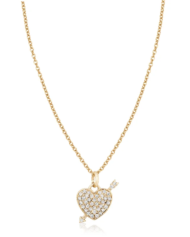 Huge Markdowns On Premium Jewelry Styles Diamond Heart & Arrow Necklace
