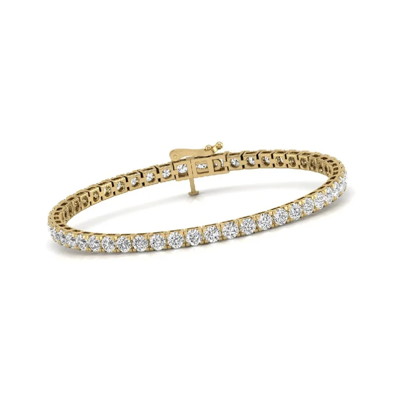 Stunning Jewelry At A Fraction Of The Price Diana M Lab 5 Carat TW Diamond Tennis Bracelet in 14K YELLOW Gold Stunning Jewelry At A Fraction Of The Price Diana M Lab 5 Carat TW Diamond Tennis Bracelet in 14K YELLOW Gold