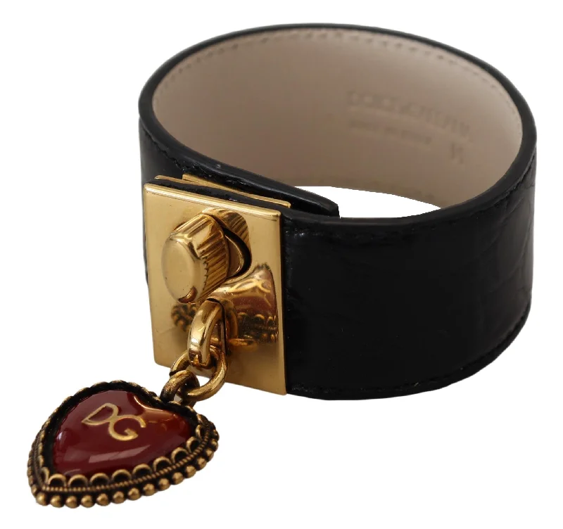 Jewelry Sale – Exclusive Styles At Lower Prices Dolce & Gabbana Elegant Leather Detail Women's Bracelet Jewelry Sale – Exclusive Styles At Lower Prices Dolce & Gabbana Elegant Leather Detail Women's Bracelet