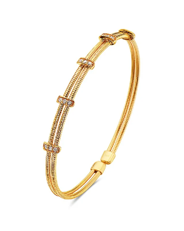 Don't Miss These Dazzling Jewelry Discounts Forever Creations 14K 0.20 ct. tw. Diamond Flexible Cuff Bracelet Don't Miss These Dazzling Jewelry Discounts Forever Creations 14K 0.20 ct. tw. Diamond Flexible Cuff Bracelet