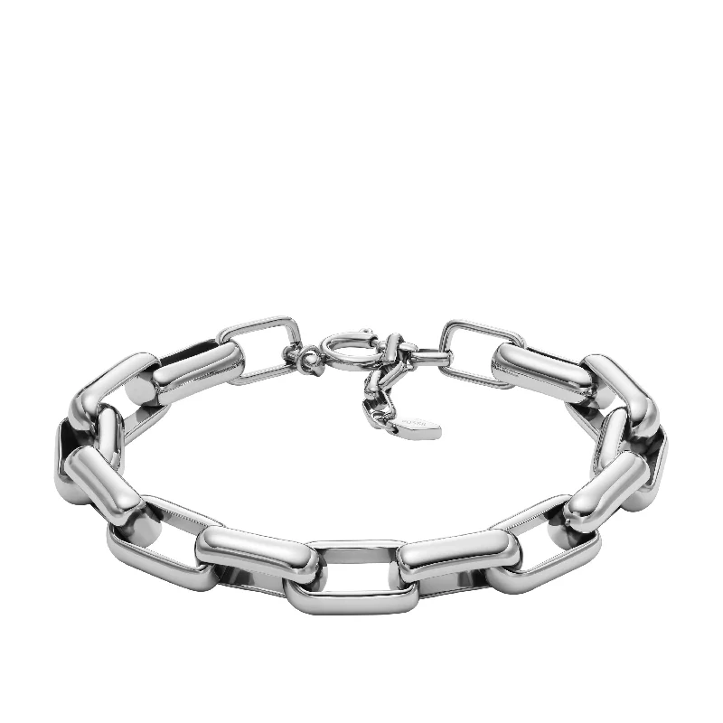 Flash Sale On Elegant Jewelry – Don't Miss Out Fossil Women's Archival Core Essentials Silver-Tone Brass Chain Bracelet Flash Sale On Elegant Jewelry – Don't Miss Out Fossil Women's Archival Core Essentials Silver-Tone Brass Chain Bracelet