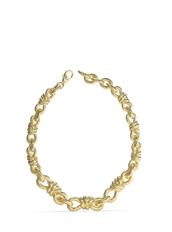 Exclusive Jewelry Sale Event – Shop Now Gold Modern Love Knot Necklace