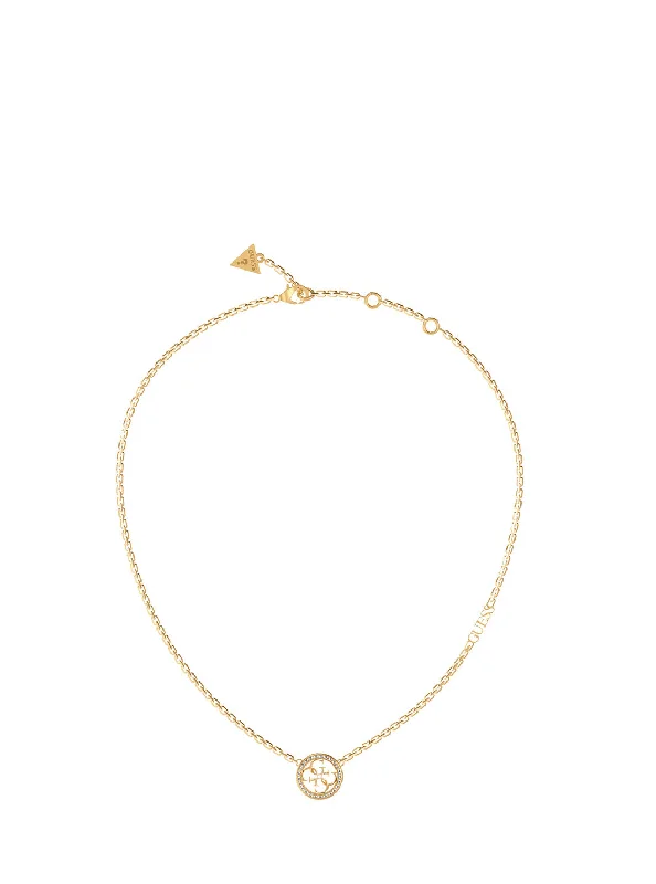 Exclusive Gemstone Jewelry At Special Prices Gold Quattro G Logo Necklace