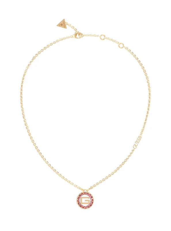 Timeless Jewelry At Special Discount Rates Gold Rose G Logo Necklace