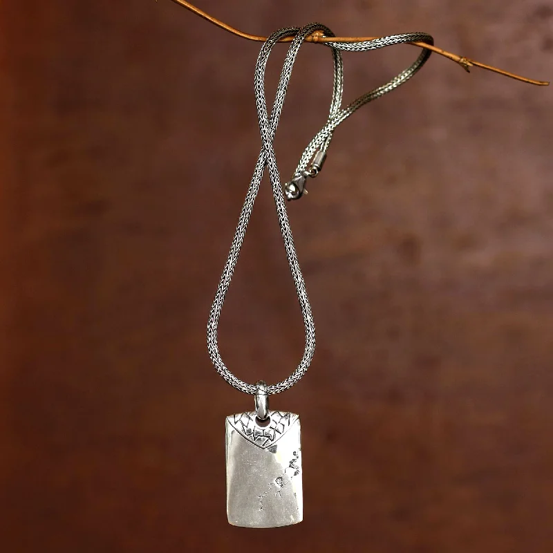 Premium Jewelry At Special Low Prices For A Limited Time Imperfection Silver Men's Pendant Necklace