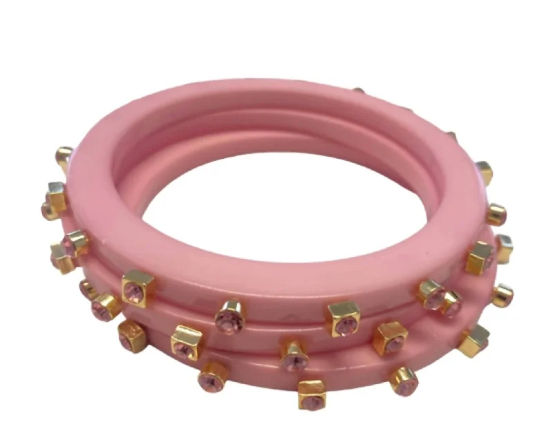 Unmissable Jewelry Clearance – Final Reductions Jewel Bangles In Pink