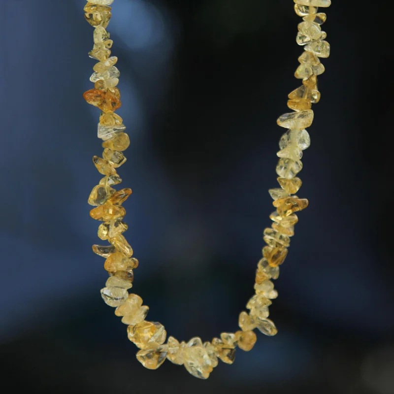 Your Dream Jewelry At Dream Prices Light Caramel Citrine Beaded Necklace