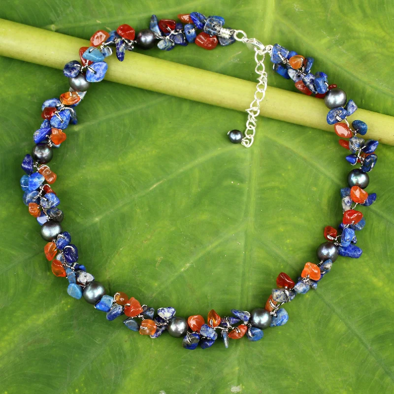 Flash Sale On Stunning Jewelry – Don't Miss Out Luscious Chic Multi-Gem Beaded Necklace