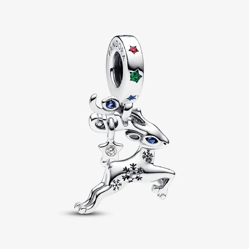 Exclusive Online Jewelry Sale – Don't Wait Magical Christmas Reindeer Dangle Charm In Silver Exclusive Online Jewelry Sale – Don't Wait Magical Christmas Reindeer Dangle Charm In Silver