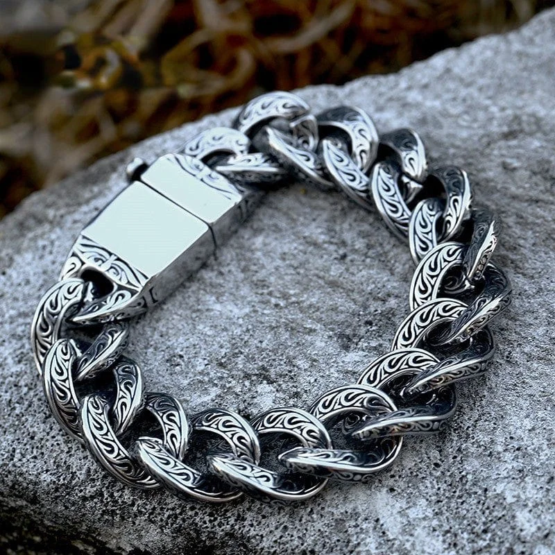 Men's Punk Twisting Buckle Bracelet