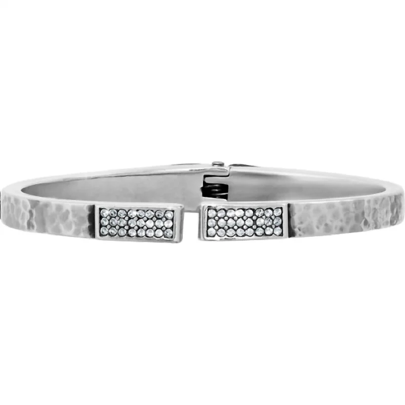Exclusive Jewelry Offers – Sparkle For Less Meridian Zenith Hinged Bangle In Silver