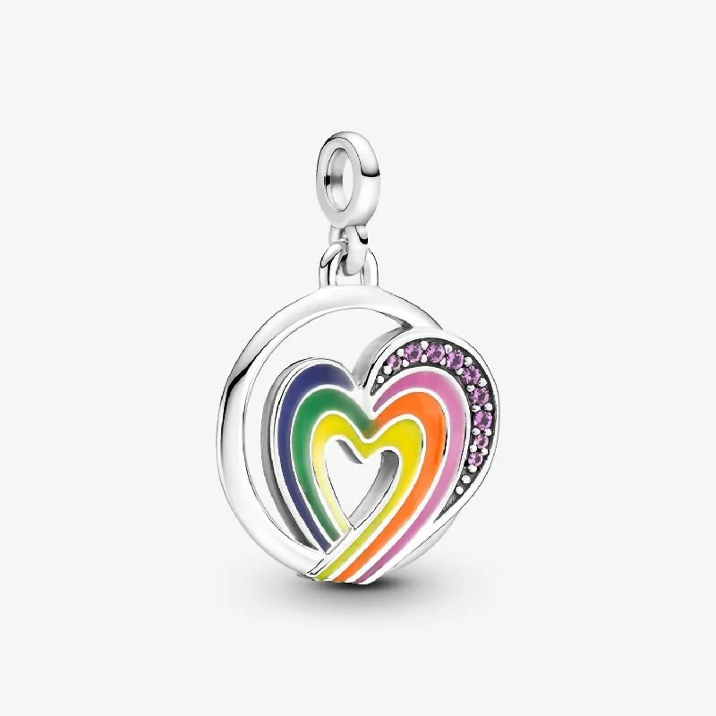 Dazzling Deals On Necklaces, Bracelets, And More Rainbow Heart Of Freedom Medallion Charm In Multicolor Dazzling Deals On Necklaces, Bracelets, And More Rainbow Heart Of Freedom Medallion Charm In Multicolor