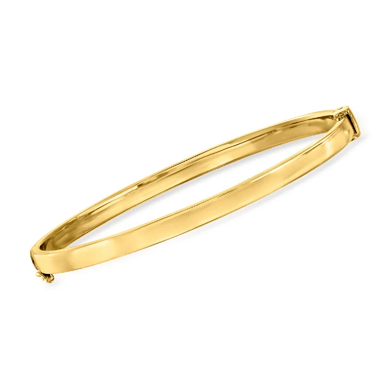 Grab Your Favorite Jewelry At The Lowest Prices Ross-Simons 18kt Gold Over Sterling Bangle Bracelet Grab Your Favorite Jewelry At The Lowest Prices Ross-Simons 18kt Gold Over Sterling Bangle Bracelet