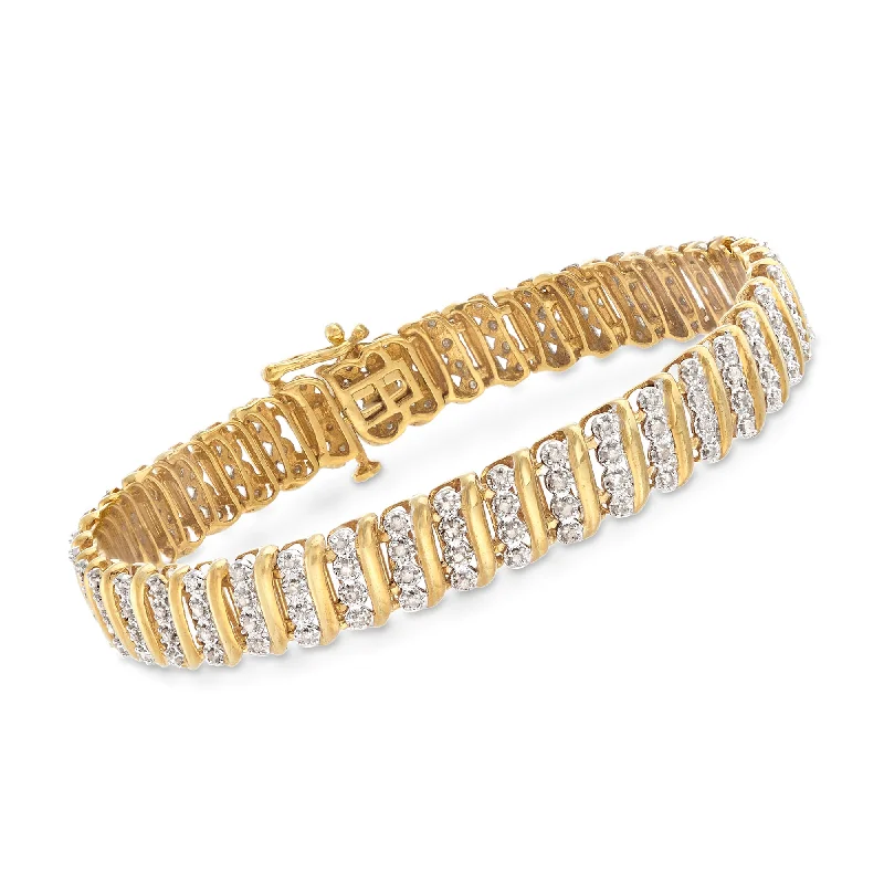 Once-A-Year Jewelry Deals – Shop Before They’Re Gone Ross-Simons 1.00- Diamond Link Bracelet in 18kt Gold Over Sterling Once-A-Year Jewelry Deals – Shop Before They’Re Gone Ross-Simons 1.00- Diamond Link Bracelet in 18kt Gold Over Sterling