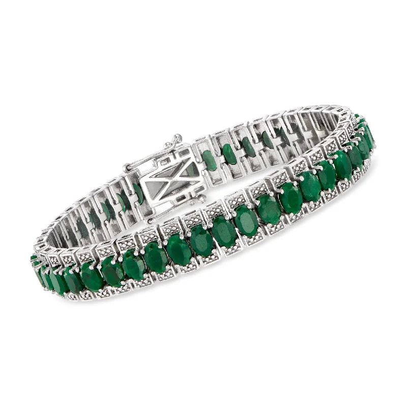 Fashion-Forward Jewelry At Incredible Prices Ross-Simons Emerald Tennis Bracelet in Sterling Silver Fashion-Forward Jewelry At Incredible Prices Ross-Simons Emerald Tennis Bracelet in Sterling Silver