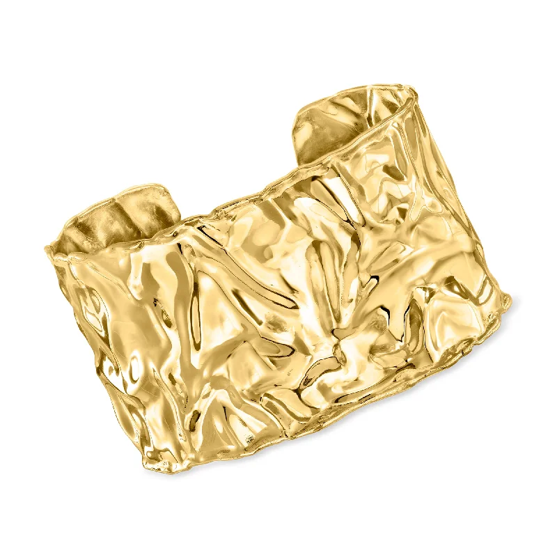 Handcrafted Jewelry Sale – Unique Designs At Low Prices Ross-Simons Italian 18kt Gold Over Sterling Rippled Cuff Bracelet Handcrafted Jewelry Sale – Unique Designs At Low Prices Ross-Simons Italian 18kt Gold Over Sterling Rippled Cuff Bracelet