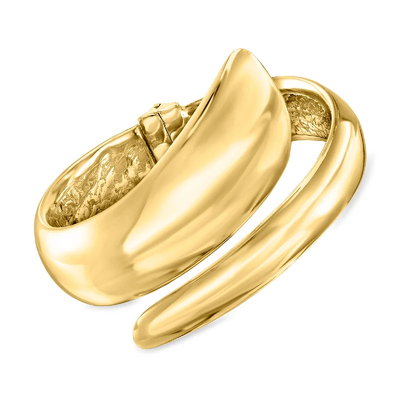 Exclusive Jewelry Offers – Shine For Less Ross-Simons Italian 18kt Gold Over Sterling Tapered Bypass Cuff Bracelet Exclusive Jewelry Offers – Shine For Less Ross-Simons Italian 18kt Gold Over Sterling Tapered Bypass Cuff Bracelet