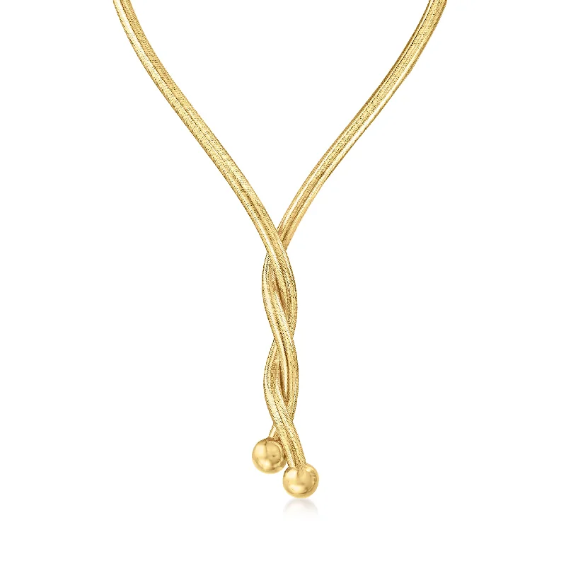 Bestselling Jewelry At Special Promotional Rates Ross-Simons Italian 18kt Yellow Gold Over Sterling Silver Flexible 4-In-1 Necklace/Bracelet Bestselling Jewelry At Special Promotional Rates Ross-Simons Italian 18kt Yellow Gold Over Sterling Silver Flexible 4-In-1 Necklace/Bracelet