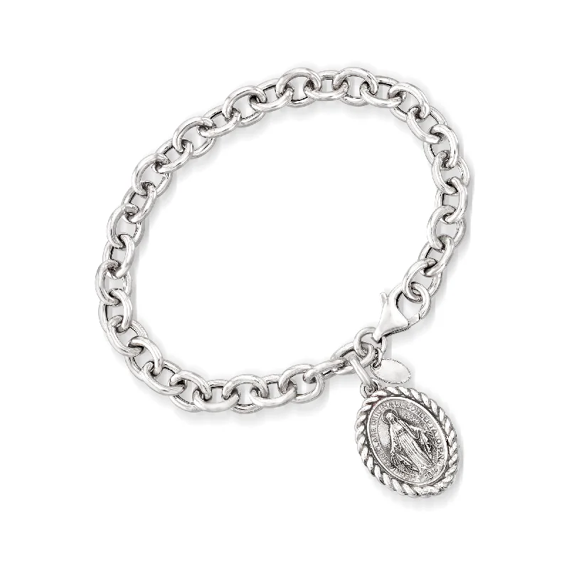 Best Jewelry Deals – Premium Quality At Exclusive Discounts Ross-Simons Italian Sterling Silver Miraculous Medal Charm Bracelet Best Jewelry Deals – Premium Quality At Exclusive Discounts Ross-Simons Italian Sterling Silver Miraculous Medal Charm Bracelet