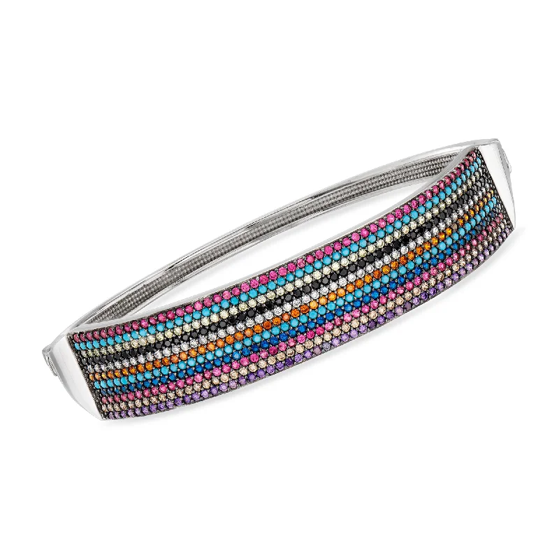 Luxury Jewelry Clearance – Shop Premium Styles Now Ross-Simons Simulated Multi-Gemstone and . Multicolored CZ Bangle Bracelet in Sterling Silver Luxury Jewelry Clearance – Shop Premium Styles Now Ross-Simons Simulated Multi-Gemstone and . Multicolored CZ Bangle Bracelet in Sterling Silver