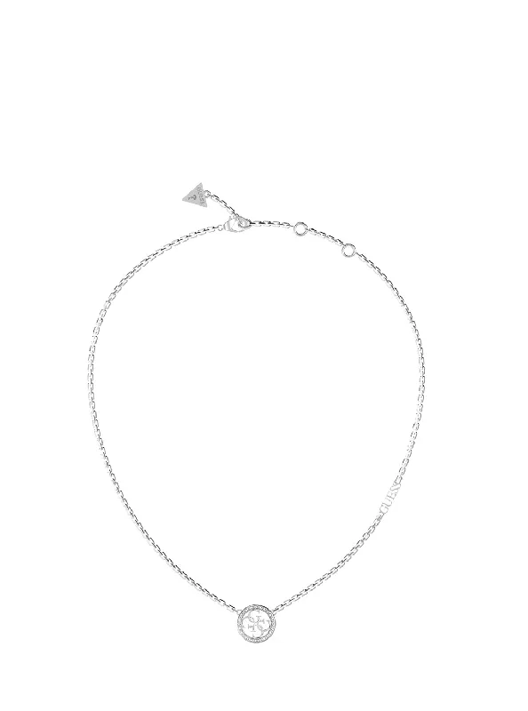 Chic And Stylish Jewelry At Exclusive Prices Silver Quattro G Logo Necklace