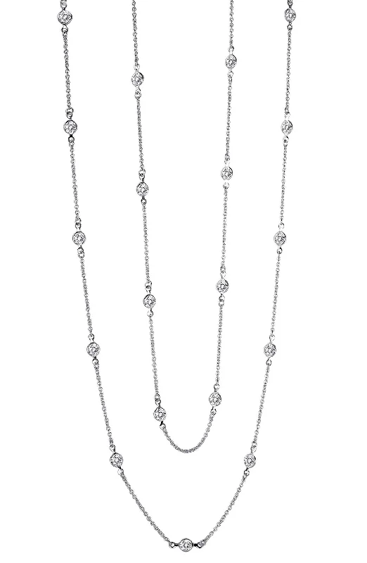 Shop Trending Jewelry With Exclusive Savings Sterling Silver Cz Station Necklace